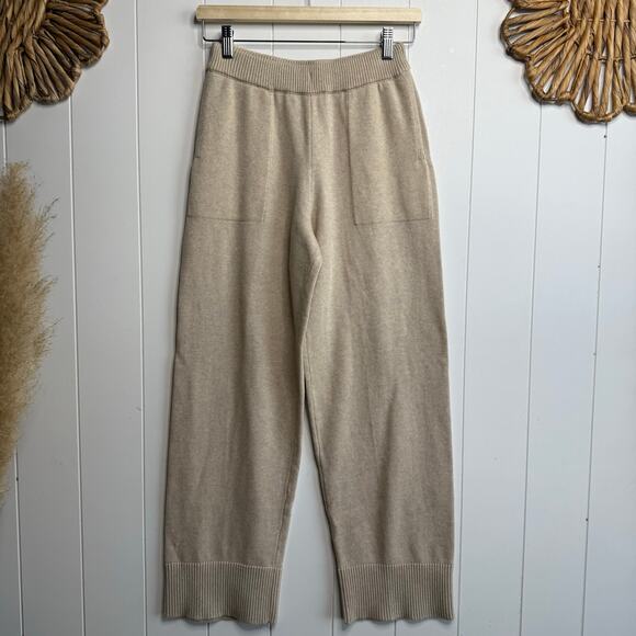 Free People sweater set co-ord matching set pants knit cozy boho Small - Picture 5 of 9